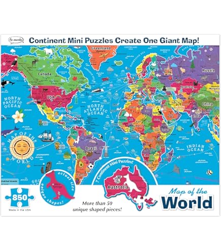 Amazon | Think2Master カラフルなヨーロッパ地図 1000ピース